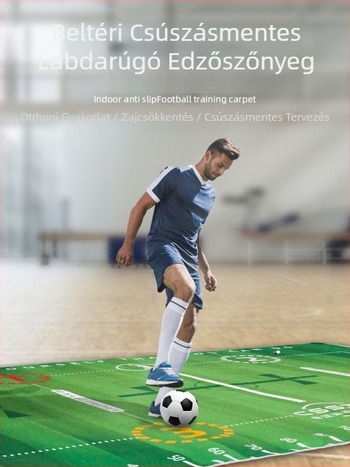 Beltéri futball-edzés matrac gyerekeknek — Crystal Velvet felület, CSSIT márka, Guangzhou eredetű, futball-edzés segédeszköz.