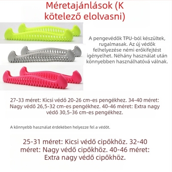 Rugalmas, puha pengetakarók jégkorcsolyákhoz – gyerekeknek és felnőtteknek