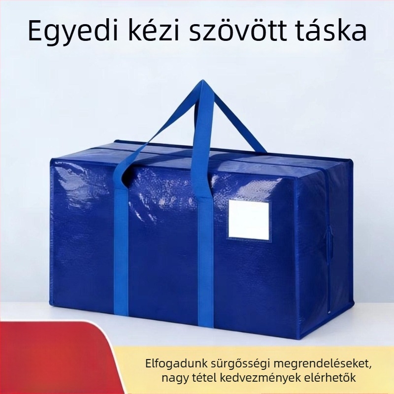Polietilénből készült köb alakú költöző csomagoló táska, többfunkciós