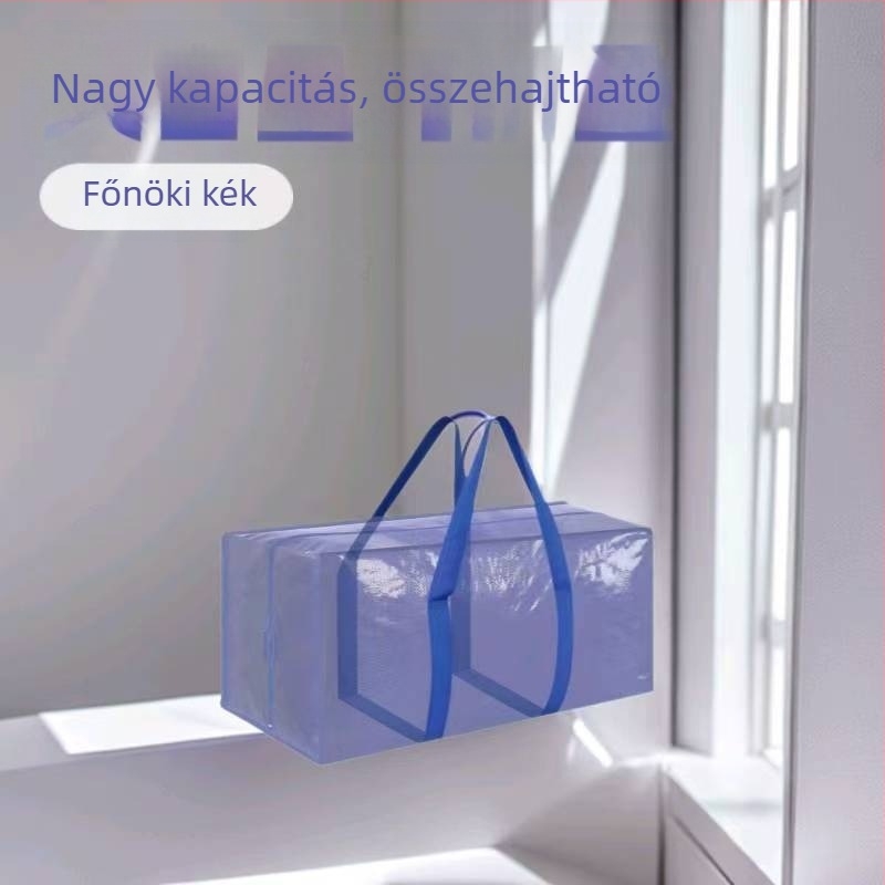 Polietilénből készült köb alakú költöző csomagoló táska, többfunkciós