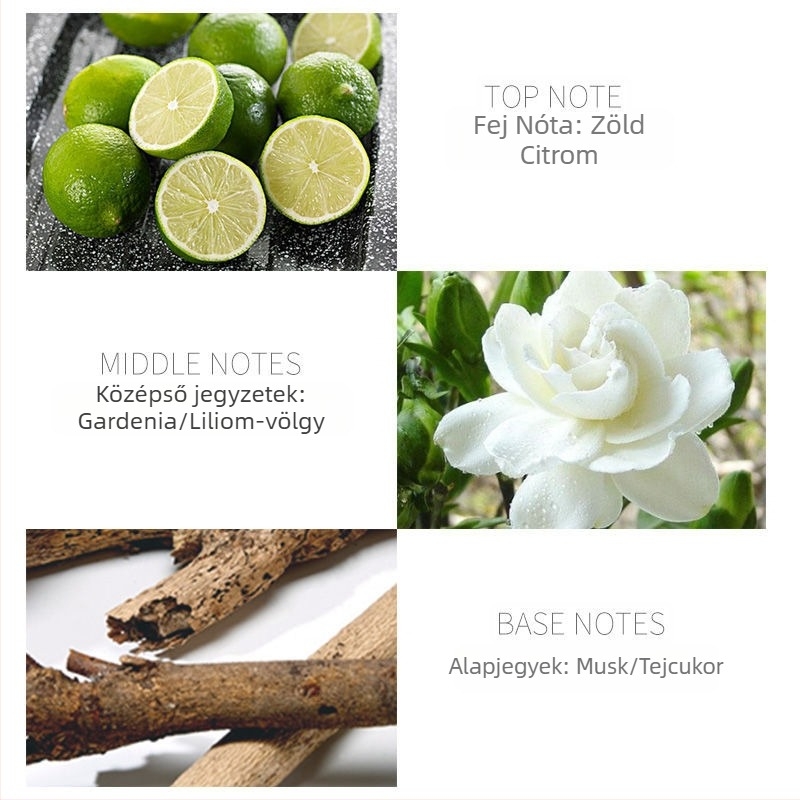 Parfüm gardéniával – virágos illat, tartós, friss és könnyed; Márka: Other