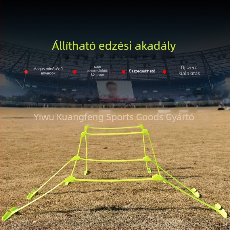 Összecsukható futball-edzés akadályok - Többcélú, 3 pozícióban állítható, PVC, Nai Force edzés segédeszköz