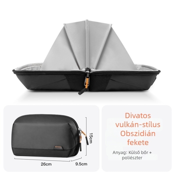 Nowthat B32s utazótáska — kézitáska stílus, 600D Oxford anyag, többfunkciós, kozmetikumok és toalett tartozékok tárolására, kültéri használatra