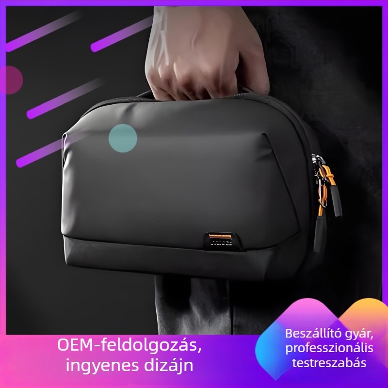 Nowthat B32s utazótáska — kézitáska stílus, 600D Oxford anyag, többfunkciós, kozmetikumok és toalett tartozékok tárolására, kültéri használatra