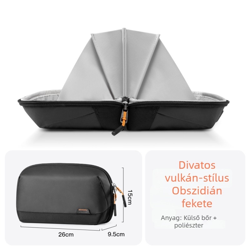 Nowthat B32s utazótáska — kézitáska stílus, 600D Oxford anyag, többfunkciós, kozmetikumok és toalett tartozékok tárolására, kültéri használatra