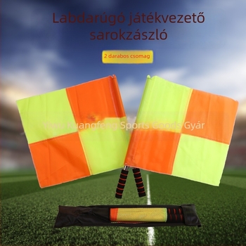Futballbíró zászló - poliészter, testre szabható, Nai Force, edzőeszköz