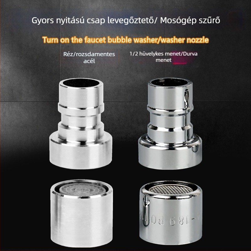 Gyorsnyitó csaptelep, teljes réz test, kerámia szelepcsap, CE tanúsítvány