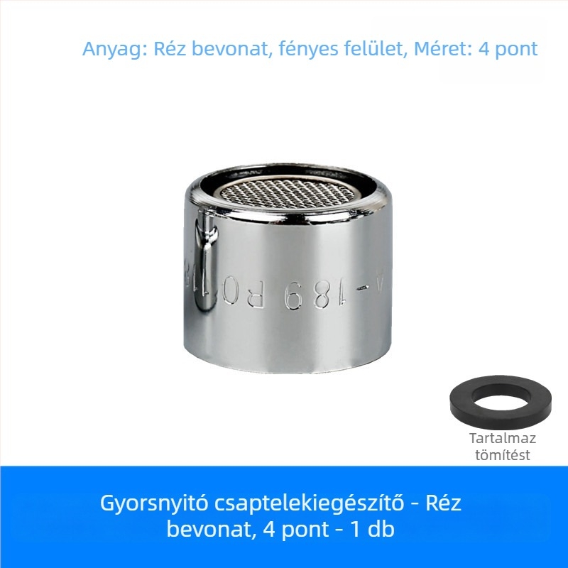 Gyorsnyitó csaptelep, teljes réz test, kerámia szelepcsap, CE tanúsítvány