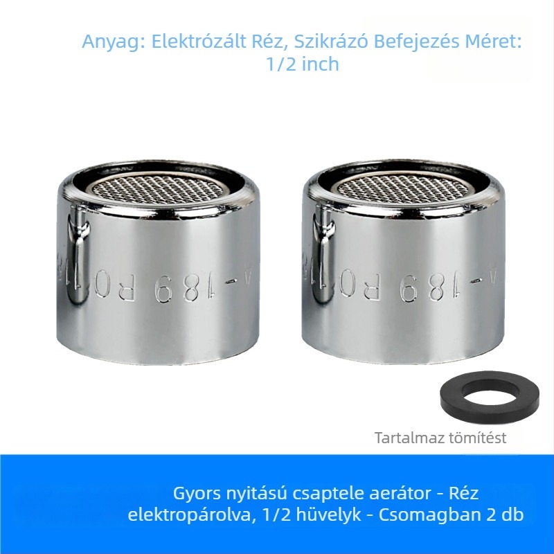 Gyorsnyitó csaptelep, teljes réz test, kerámia szelepcsap, CE tanúsítvány