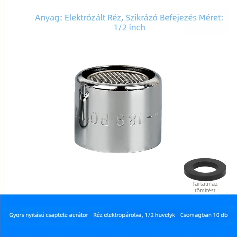 Gyorsnyitó csaptelep, teljes réz test, kerámia szelepcsap, CE tanúsítvány