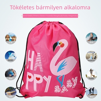 Kültéri húzós hátizsák, uniszex, Feather Márka, Oxford anyag, poliészter, Outdoor stílus