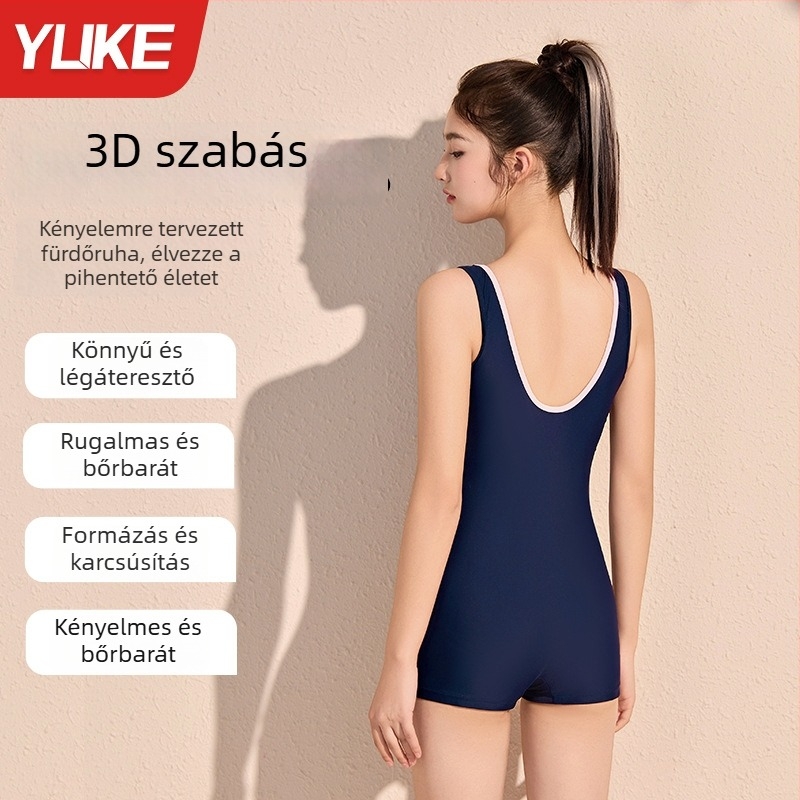 Női egyrészes sportos úszóruha medencés versenyzéshez, gyorsan száradó, magas rugalmasságú, tartós.