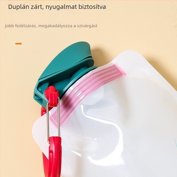 Összecsukható víz táska – anyag: selyem virág, PVC konstrukció, logó nélküli, első osztályú termék