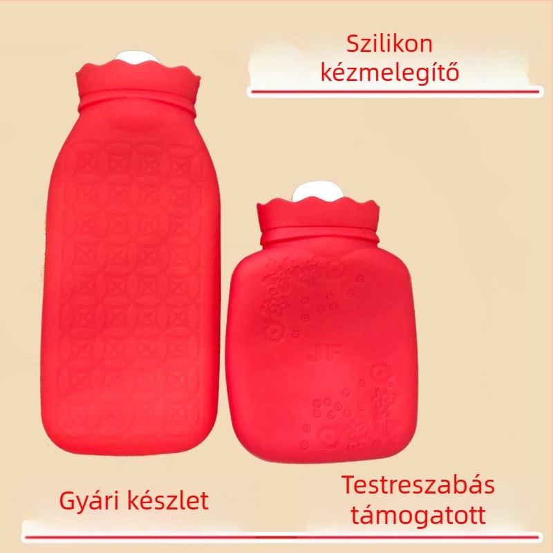 Szilikonból készült melegítő víztasak, önmelegítő, meleg és hideg kettős használat
