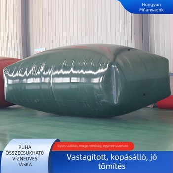 PVC víziszák mezőgazdasági felhasználásra, puha, összecsukható és hordozható