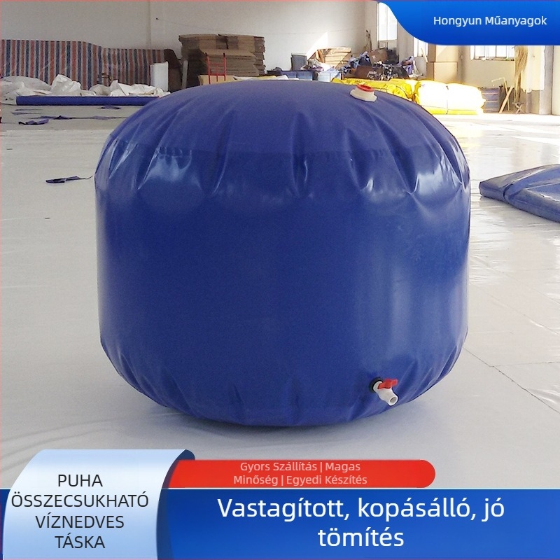 PVC víziszák mezőgazdasági felhasználásra, puha, összecsukható és hordozható