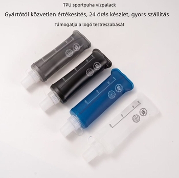 Kültéri sportos vízpalack (testreszabás elérhető, logó nyomtatás, PVC)