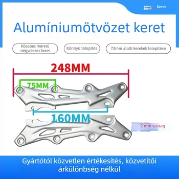 Gyerekeknek kés tartó roller cipőkhöz, egysoros, alumínium ötvözet banán tartó
