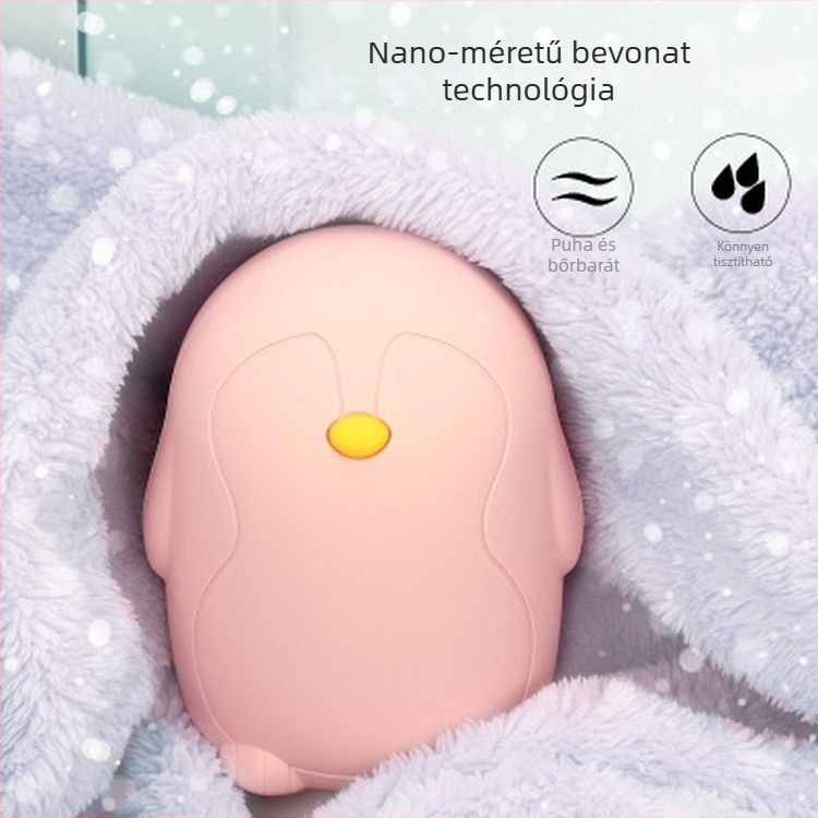 Szilikonból készült kézmelegítő, rajzfilm mintázatú, mikróhullámú sütőben melegíthető, vízzel tölthető, otthoni használatra, robbanásbiztos