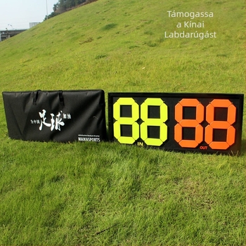 MAICCA Futball csere tábla, Kétoldalas 4 számjegyű scoreboard, PVC