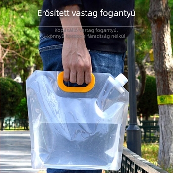 Összecsukható víztáska – sportos stílus (PVC műanyag; testre szabható; első osztályú minőség)