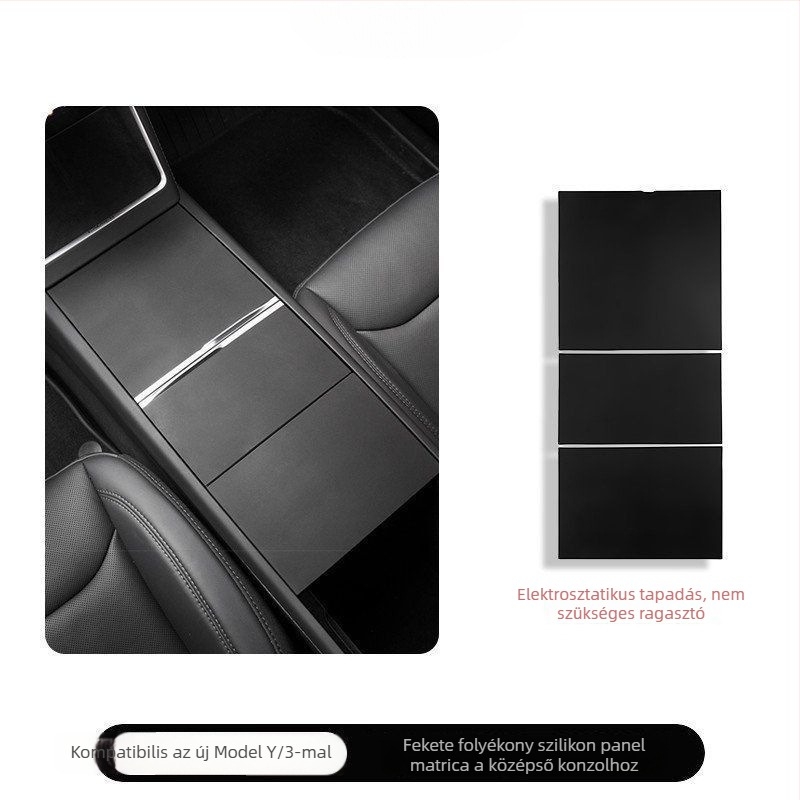 Szilikon központi kezelőpanel védő a Tesla Model Y és Model 3 számára – karcolásálló és kopásálló