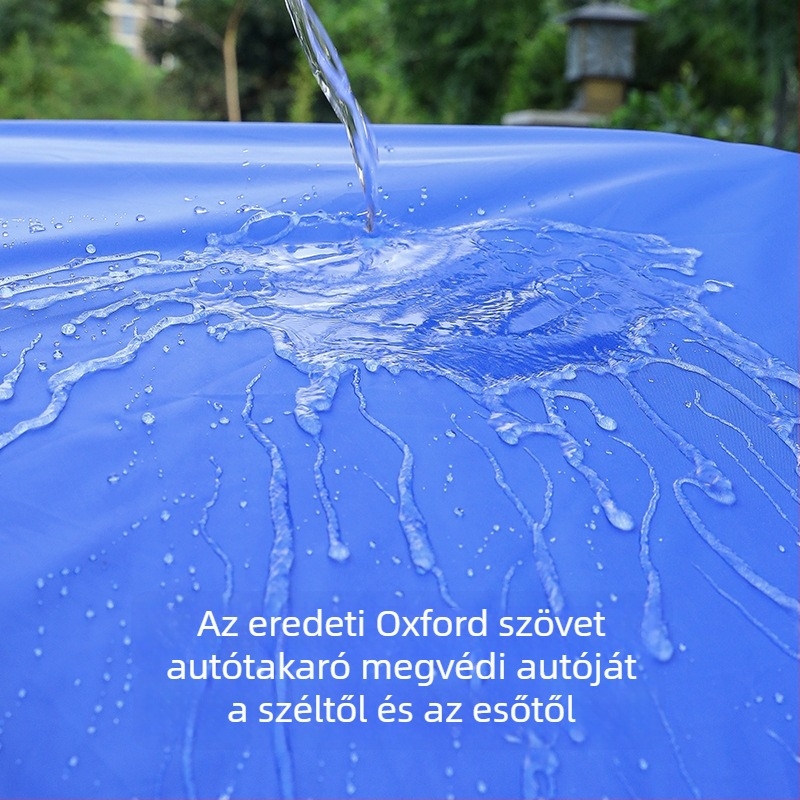 Tartós Oxford szövetből készült autóvédő, teljes fedés, por és eső elleni védelem garázsban, kompatibilis sedan és SUV modellekkel