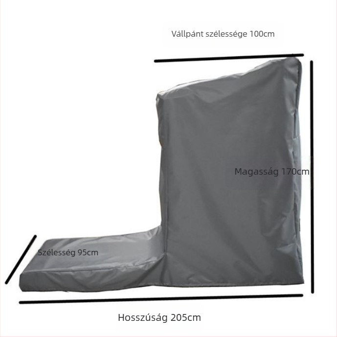 Futópad fedél – 210D Oxford anyag, porvédő háztartási fitness eszközökhöz, modern minimalista stílus, testreszabható