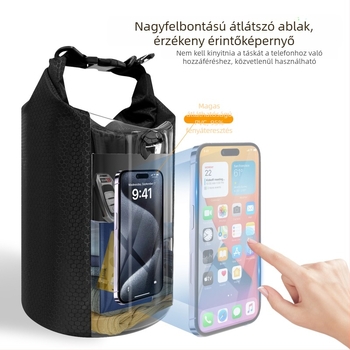 Zonysun PVC vízálló táska – Kültéri Cross-Body/Bucket stílus, Uniszex, Kapacitás 5, Casual & Outdoor