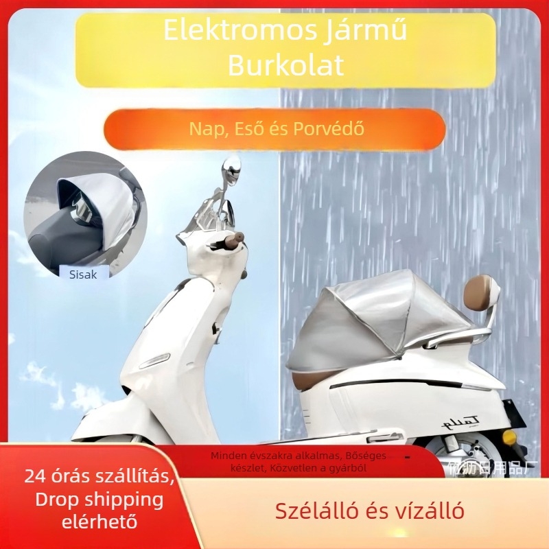 Elektromos jármű ülésvédő huzat – napvédő, vízálló, egyszerű stílus