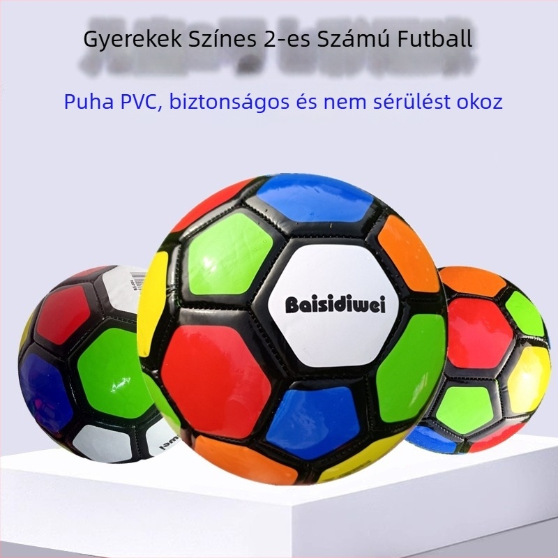 Felfújható gyerekeknek szánt futball játék PVC anyagból, №2, logó nyomtatása elérhető, alkalmas lábfocira és egyéb labdajátékokra