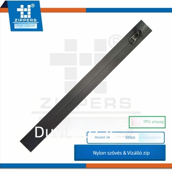 PU anyagú vízálló cipzár zárt véggel, sátrakhoz, táskákhoz és poggyászhoz, búvárruházathoz és ruházathoz — Tao yick