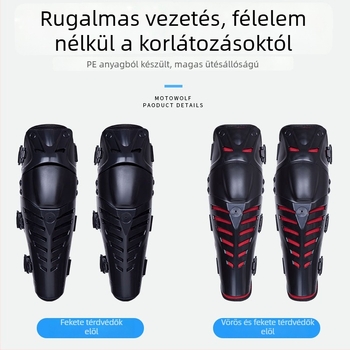 Off-road motorkerékpár védőruha, mellkas- és hátsó védelemmel, térd- és könyökvédőkkel, poliészter rostból