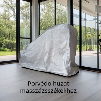 Kültéri masszázsszékhez való védőhuzat, vízálló és UV-álló, teljes lefedés Oxford anyagból, porvédő