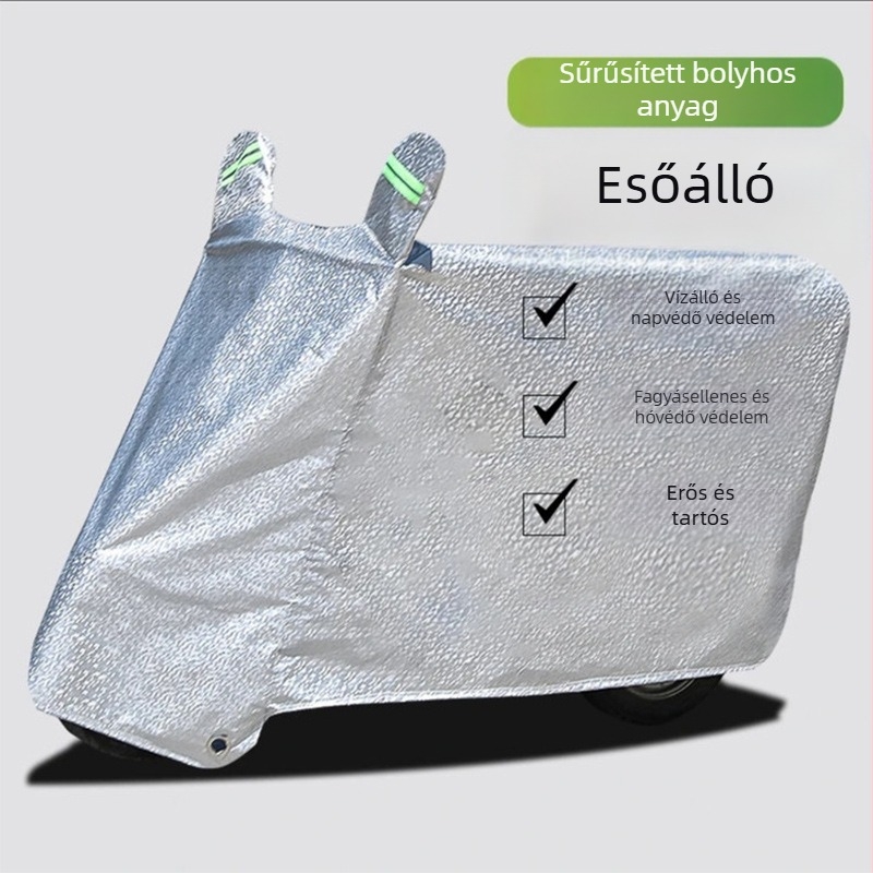 Elektromos jármű takaró — vastagított anyag, vízálló, UV védelem, porvédő (vízálló; UV védelem; porvédő; vastagított anyag)