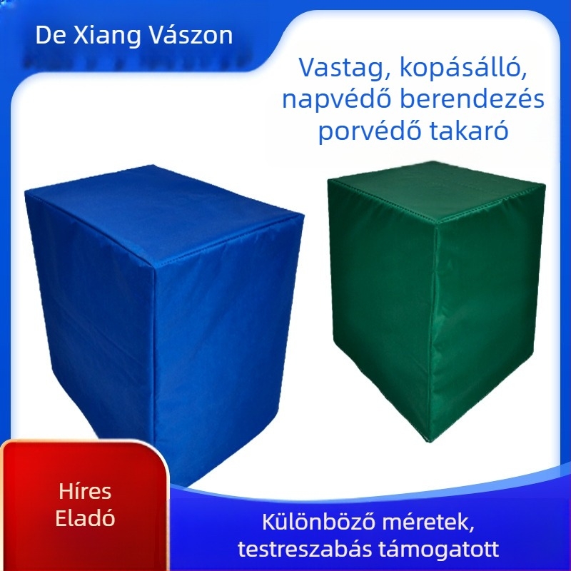 Kültéri mosógép fedél – porvédő, eső- és vízálló, napvédő; PVC anyag, vászon 95%; Dexiang márka; testreszabható; modern minimalista stílus; kültéri tér