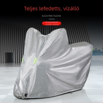 Elektromos jármű takaró – porálló, UV-védelem, alumíniumfólia anyaga, egyszerű stílus