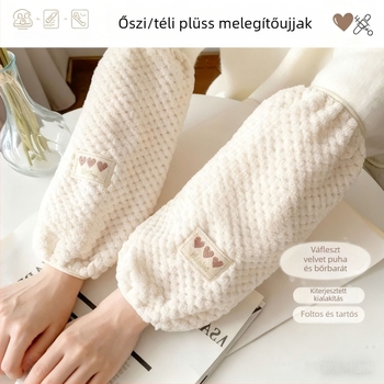 Ujjvédők anti-szennyezésre, minimalist stílus, egyszínű mintázat, anyag: Egyéb anyag, őszre és téli szezonra