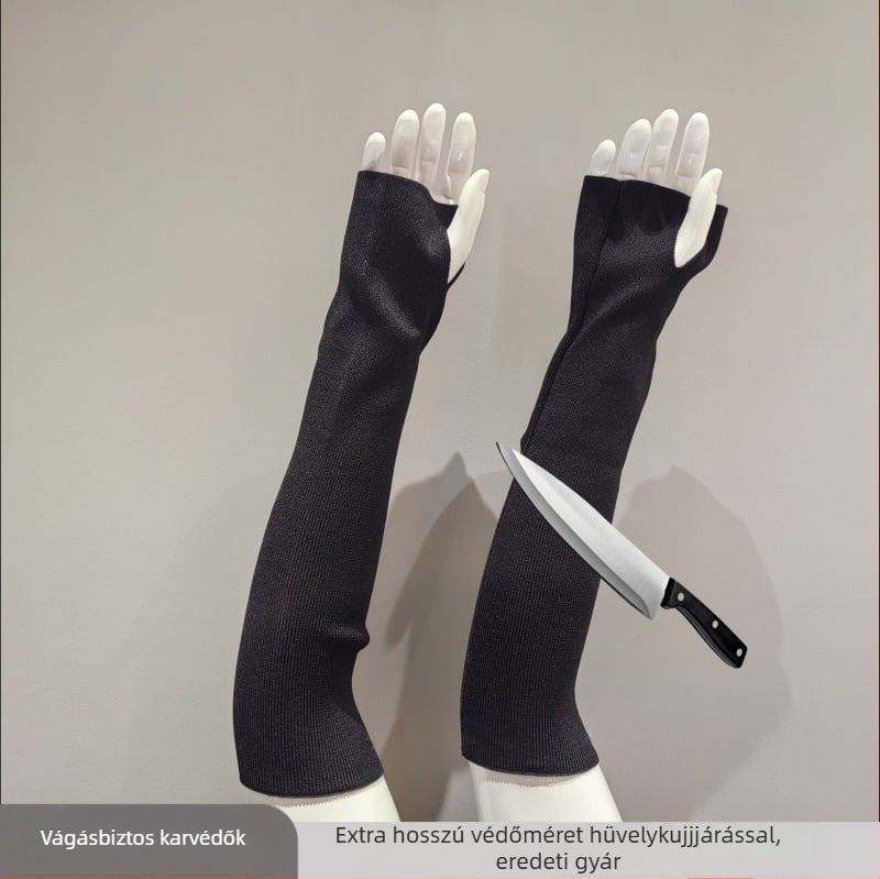 HPPE Anti-Cut Védőkarvédő Ujjvédők, Hosszú, Kopásálló, Anti-Cut Funkció, Kültéri hegymászás, Túrázás, Napi viselet, Biztonsági ipar