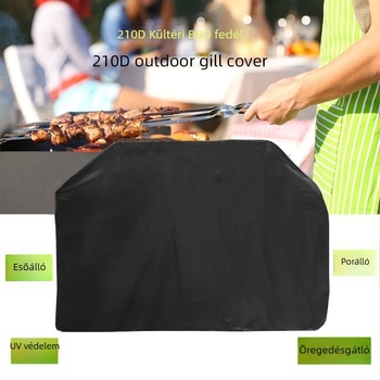 Kültéri BBQ grill-huzat – vízálló Oxford anyag, porvédő és UV védelem a kerti bútorokhoz