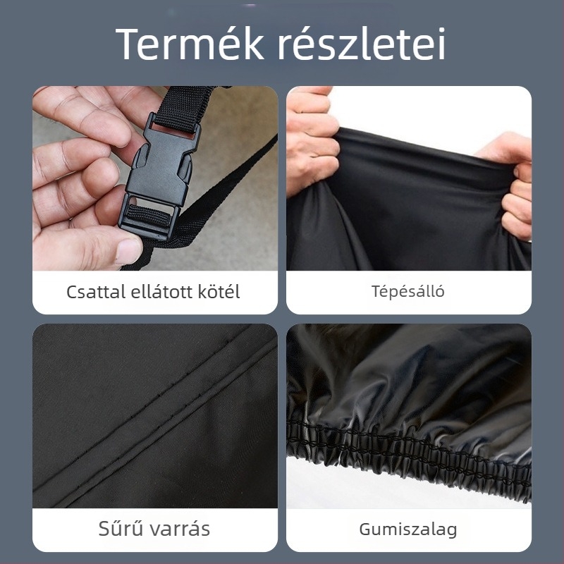 Poetry motorkerékpár takaró, univerzális négy évszakos védelem elektromos kerékpárok számára, esőálló, porálló és napvédő