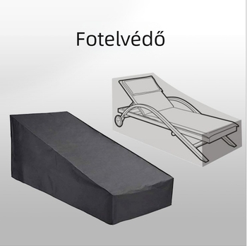 Összecsukható nyugágyhoz való védőhuzat, 210D Oxford anyag, 100% poliészter, esőálló kültéri tároláshoz