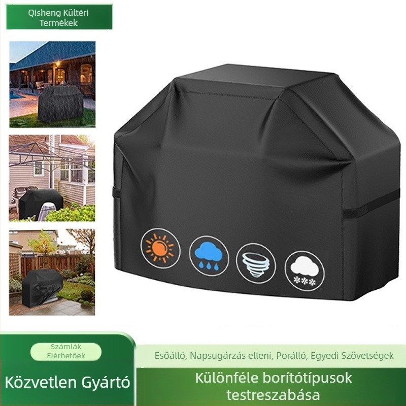 Grillfedél – Oxford anyagból, kültéri használatra, modern minimalist stílus, termékkód 6325141