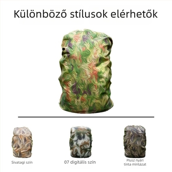 75L kapacitású kamufláz kültéri edző hátizsák, Oxford anyagból, uniszex, extrém kihívásokhoz, túrákhoz és kempingezéshez