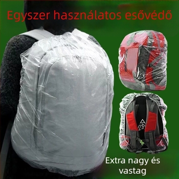 Egyszer használatos hátizsákfedél utazáshoz és kültéri kalandokhoz — vízálló, porálló, megerősített