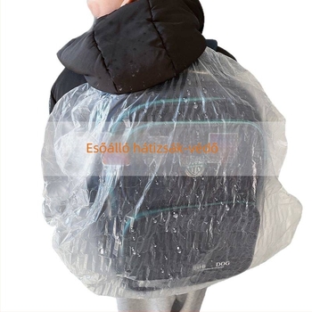 Egyszer használatos hátizsákfedél utazáshoz és kültéri kalandokhoz — vízálló, porálló, megerősített
