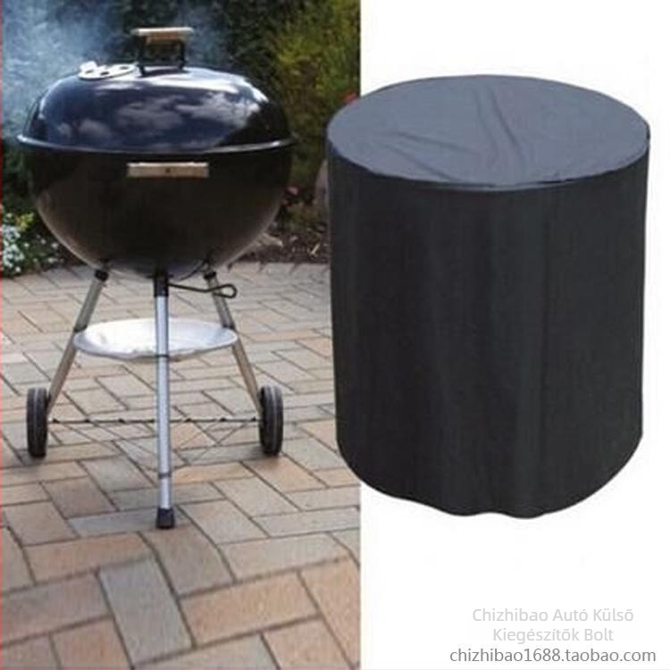 Körkörös grillfedél – poliészter, por- és esőálló, modern minimalist stílus