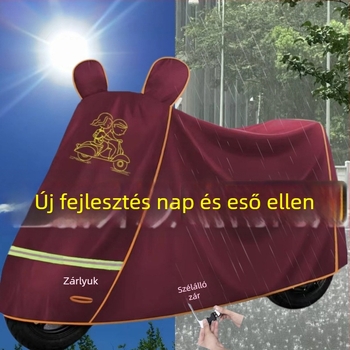 Elektromos járművekhez való védőhuzat — esőálló és porálló, letisztult stílus