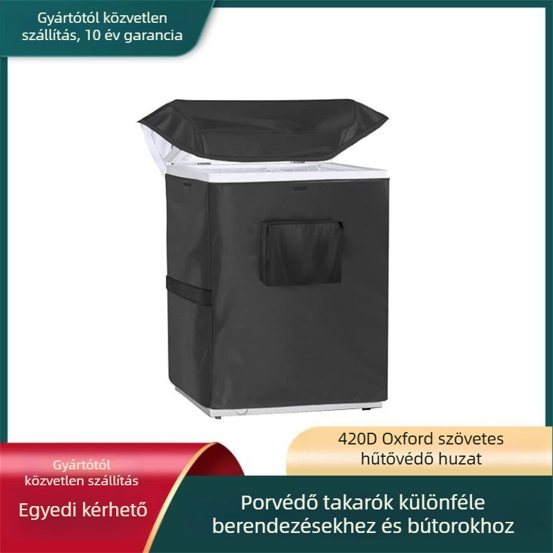 Poliészter porvédő huzat fagyasztóhoz és bútorokhoz – modern minimalista stílus, testreszabható