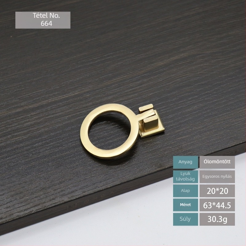 Egylyukú fogantyú cinkötvözetből, ajtókhoz és szekrényekhez, modern minimalista stílusú, elektroplatált, alkalmas ajtókhoz, ablakokhoz, szekrényekhez és fiókokhoz